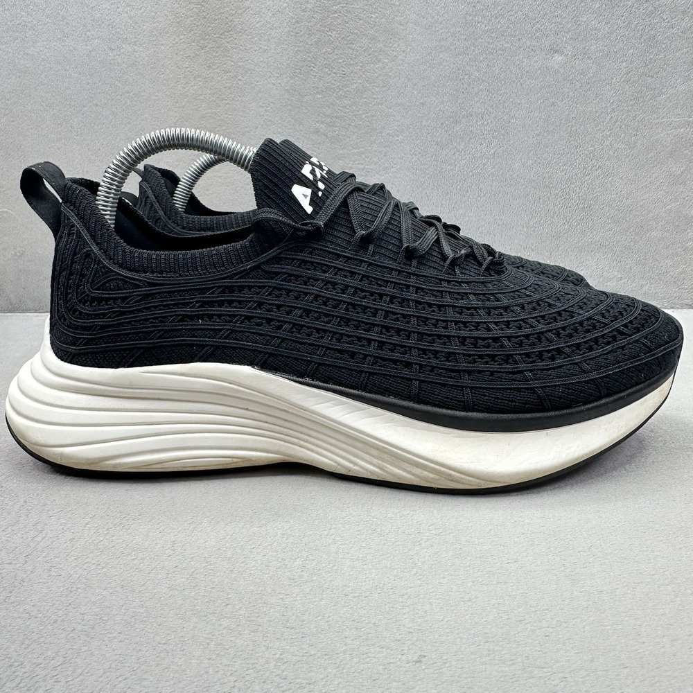 APL Techloom Zipline Womens Size 9.5 Shoes Black White Running Training Sneaker